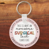 Woche der Gewitterten Geschenke für benutzerdefini Schlüsselanhänger (Vorderseite)