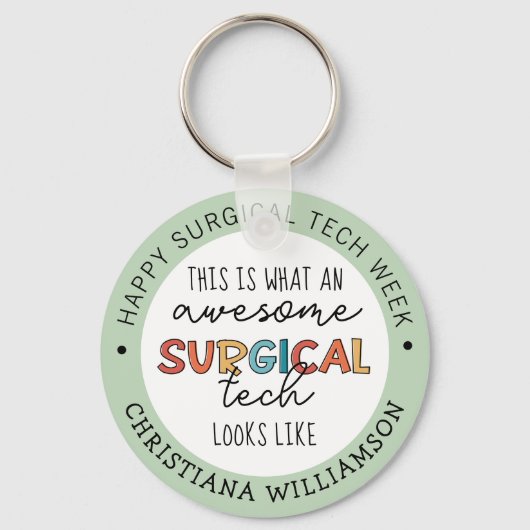 Woche der Gewitterten Geschenke für benutzerdefini Schlüsselanhänger (Vorderseite)