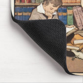 Woche der Kinderbücher Bibliotheksillustration im  Mousepad (Ecke)