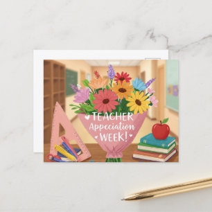 Woche der Lehrererkennung Postkarte