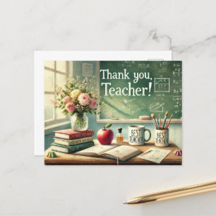 Woche der Lehrererkennung Postkarte