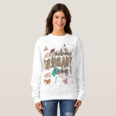 Woche der Nationalbibliothek Sweatshirt (Vorne ganz)
