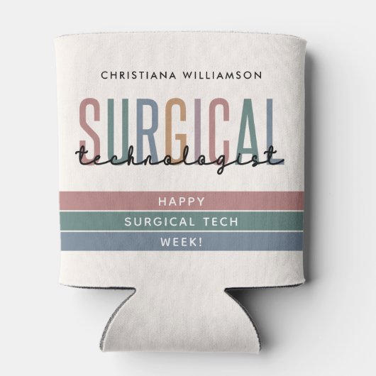 Woche der personalisierten Chirurgie oder Technik Dosenkühler (Rückseite)