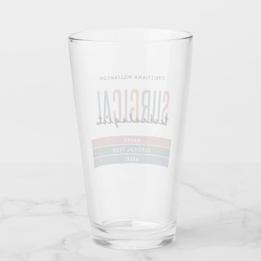Woche der personalisierten Chirurgie oder Technik Glas (Rückseite)