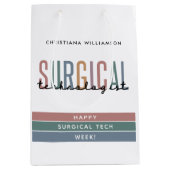 Woche der personalisierten Chirurgie oder Technik Mittlere Geschenktüte (Vorderseite)