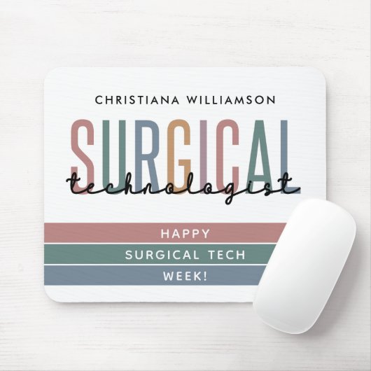 Woche der personalisierten Chirurgie oder Technik Mousepad (Mit Mouse)
