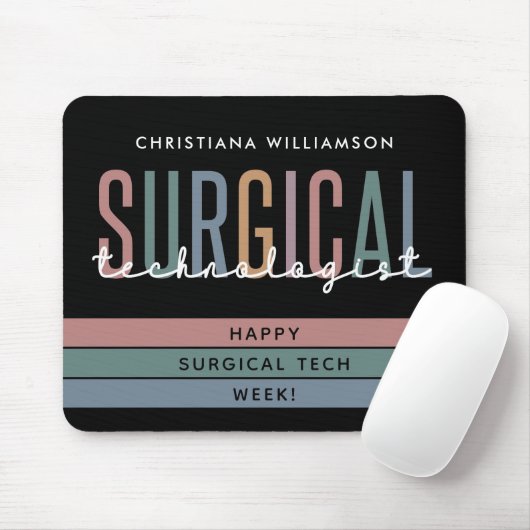 Woche der personalisierten Chirurgie oder Technik Mousepad (Mit Mouse)