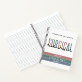 Woche der personalisierten Chirurgie oder Technik Notizblock (Innenseite)