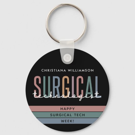 Woche der personalisierten Chirurgie oder Technik Schlüsselanhänger (Vorderseite)