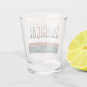 Woche der personalisierten Chirurgie oder Technik Schnapsglas (Rückseite)