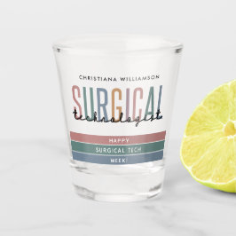 Woche der personalisierten Chirurgie oder Technik Schnapsglas