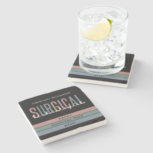 Woche der personalisierten Chirurgie oder Technik Steinuntersetzer (Seitenansicht)