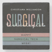 Woche der personalisierten Chirurgie oder Technik Steinuntersetzer (Vorderseite)