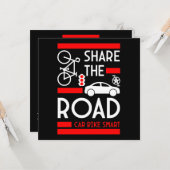 Woche der Straßenverkehrssicherheit Karte (Vorderseite/Rückseite Beispiel)