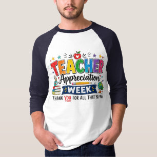 Woche der Wertschätzung für Lehrer Männer T-Shirt