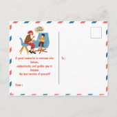 Woche des Beraters für Postkarten Design School 20 (Rückseite)