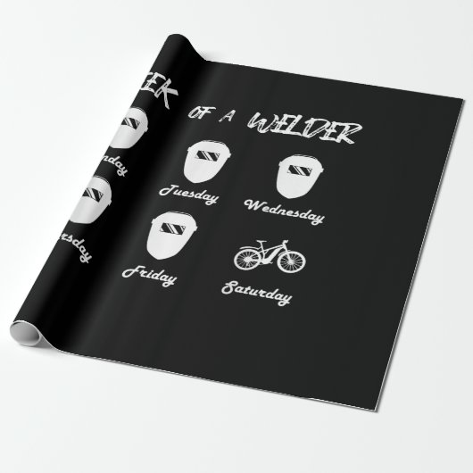 Woche eines Fahrradschwärmers Geschenkpapier (Ungerollt)