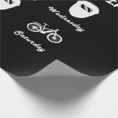 Woche eines Fahrradschwärmers Geschenkpapier (Ecke)