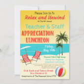 Woche für die Bewertung von Beach Theme Einladung (Vorderseite)