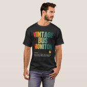 Woche für die Bewertung von Bus-Monitoren zurück z T-Shirt (Vorne ganz)