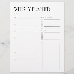 Woche für Listenplaner