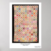 Woche für Woche Sampler Blocks Poster (Vorne)