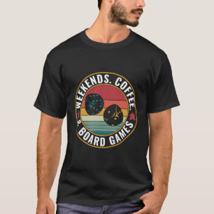 Woche Kaffee- und Brettspiele Gezwitscher Nacht H T-Shirt