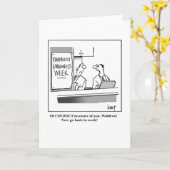 Woche Karte (Gelbe Blume)