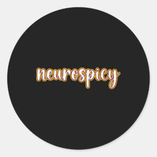 Woche oder Monat - Neurospicie Runder Aufkleber