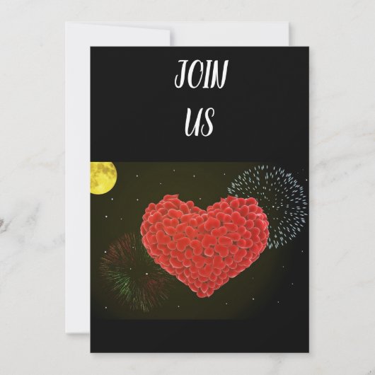 WOCHE ***VALENTINE**** PARTY EINLADUNG (Vorderseite)