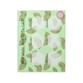 Woche zu tun Liste, Kawaii Kiwi Slice Notizblock (Rotiert)