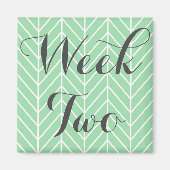 Woche Zwei Magnet (Vorne)