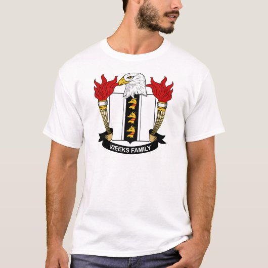 Wochen-Familienwappen T-Shirt (Vorderseite)