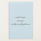 Wochen-/Monatsplaner Planer (Vorderseite)