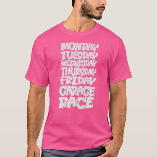 Wochenarbeitsmontag Mittwoch Freitag Samstag Samst T-Shirt (Vorderseite)
