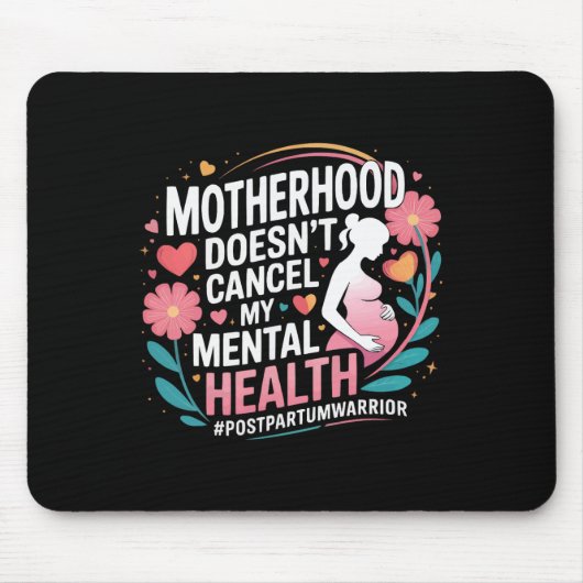 Wochenbettdepression Mutter Mama Mütterliche Psych Mousepad (Vorne)