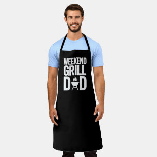 Wochendende-Grill-Vater Lustiges BBQ Schürze