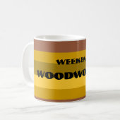 Wochendwoodworker - Tasse (Vorderseite Links)