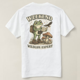 Wochenend-Experte für Wildtiere Niedlicher Vintage T-Shirt