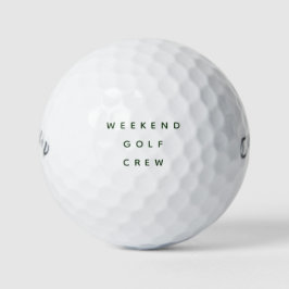 Wochenend-Golf-Crew | Lustiges Geburtstagsgeschenk Golfball