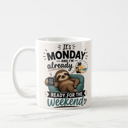 Wochenend Stimmung Kaffeetasse (Links)