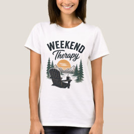 Wochenend-Therapie Berg Sonnenuntergang Natur Ents T-Shirt