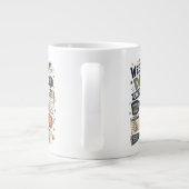 Wochenend-Vater Jumbo-Tasse (Rückseite)