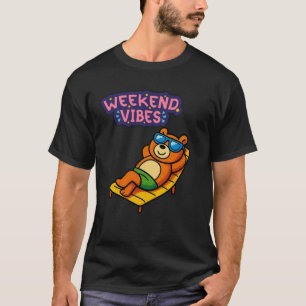 Wochenend-Vibes Entspannender Bär T-Shirt
