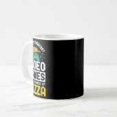 Wochenend-Vorhersage Videospiele und Pizza Kaffeetasse (Vorderseite Links)