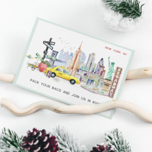 Wochenendausflug NYC   Geschenk Reisegutschein Einladung
