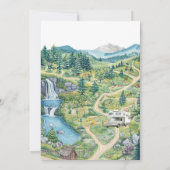 Wochenende am See | Einladung von Bachelor (Rückseite)