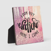 Wochenende aussehen Hier komme ich 2 Fotoplatte (Vorderseite)