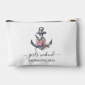 Wochenende der Küstenstadt Zubehörtasche (Rückseite)