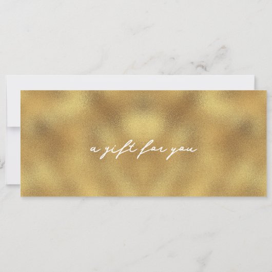 Wochenende Einweg Geschenkreise Reisen Gold Gutsch Einladung (Rückseite)